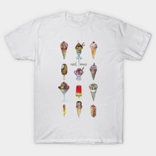 Sweet Summer - Ice Creams T-Shirt